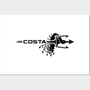 Costa Horizontal Trident Posters and Art